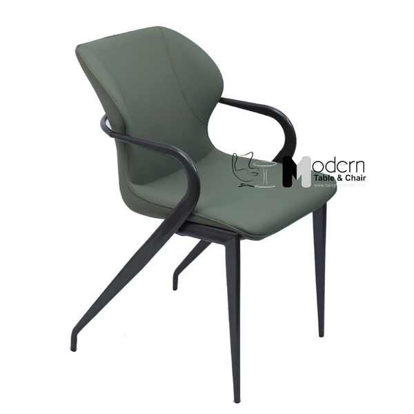 Ghế ăn bọc da nhập khẩu cao cấp có tay ECO 37A-P