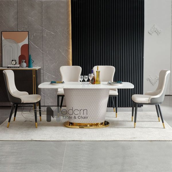 Ghế ăn nệm da PU lưng cao ECO 7C-P