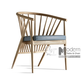 Genny ghế gỗ có nệm PVC hoặc vải phong cách hiện đại