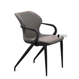 Ghế ăn bọc da nhập khẩu cao cấp có tay ECO 37A-P