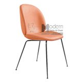 Ghế ăn nệm đúc bọc vải chân thép sơn đen đẹp bền hiện đại ở HCM Beetle 2 - F