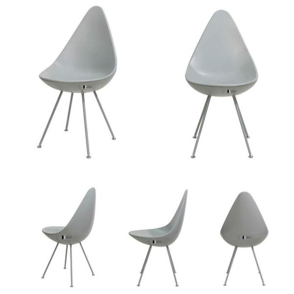 Ghế tiếp khách thân nhựa ABS hình giọt nước AVO-S