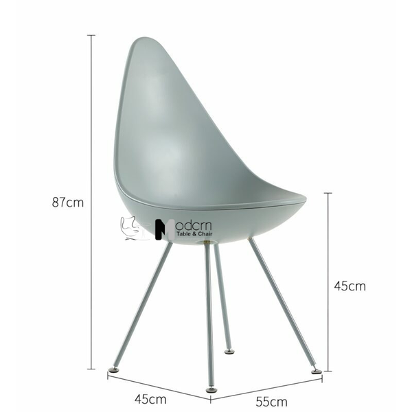 Ghế tiếp khách thân nhựa ABS hình giọt nước AVO-S