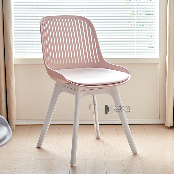 Ghế cafe trà sữa thân nhựa có nệm CC1574-P