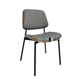 Ghế bàn ăn bọc nệm simili thân Polywood ECO 48A-P