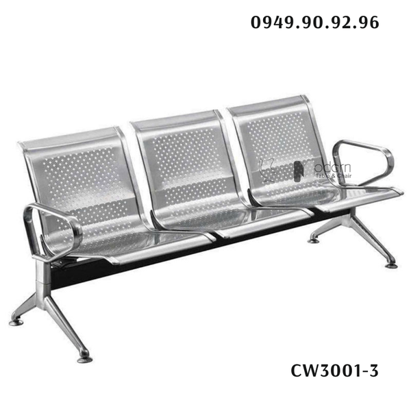 Ghế băng chờ inox 4 chỗ CW3001-4