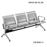 Ghế băng chờ inox 5 chỗ CW3001-5