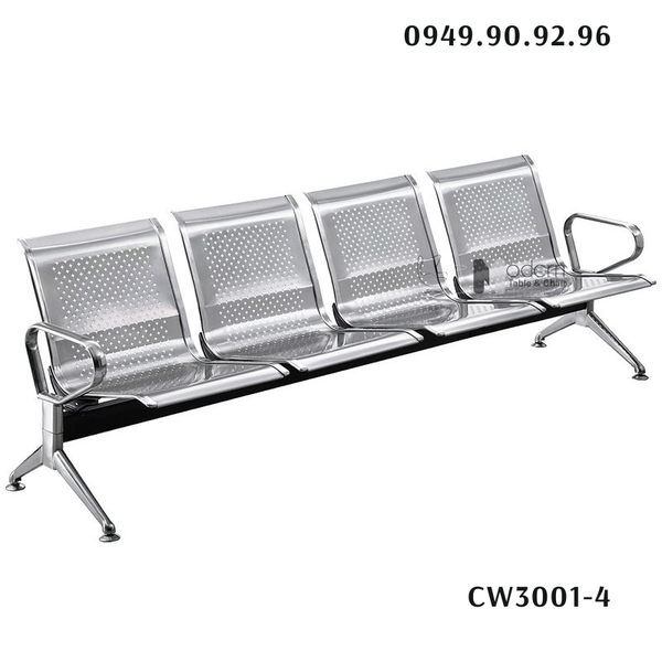 Ghế băng chờ inox 3 chỗ CW3001-3