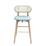 Ghế đảo bếp khung gỗ ash có nệm CB DECO-75P