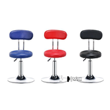 Ghế bar kỹ thuật viên nệm PVC có lưng tựa CB2256-1PS