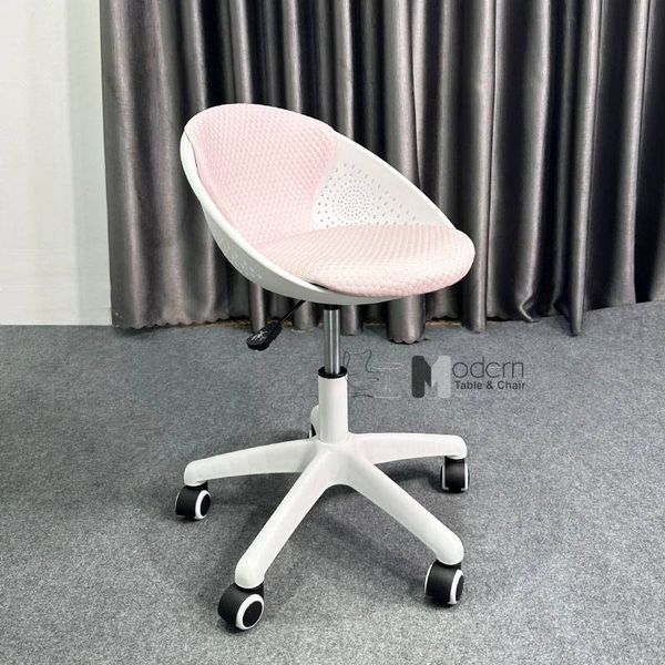 Ghế bar thấp thân nhựa PP có bánh xe CB2298-2P