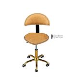 Ghế tư vấn có bánh xe chân mạ vàng cổ điển CB2299B-2P