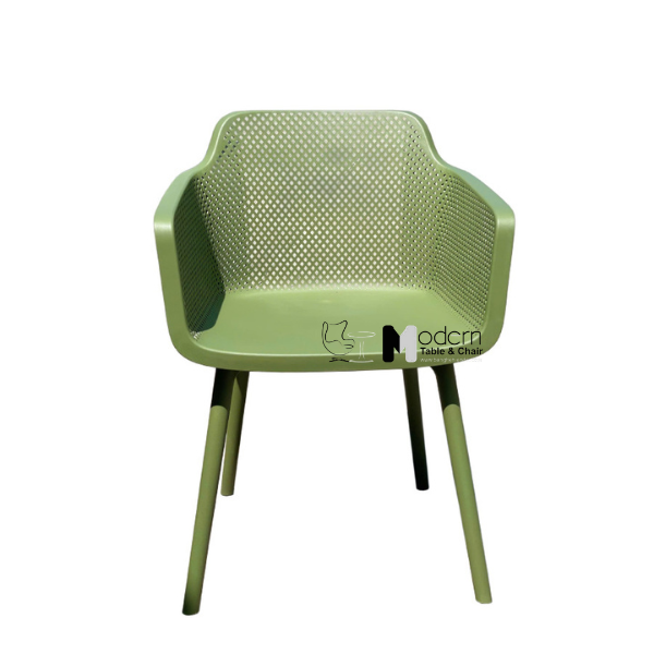 Ghế cafe nhà hàng nhựa đúc có tay CC1581-S