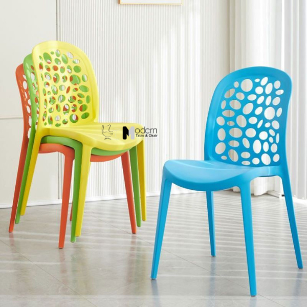 Ghế cafe nhựa đúc nhiều màu xếp chồng CC1585-S giá rẻ