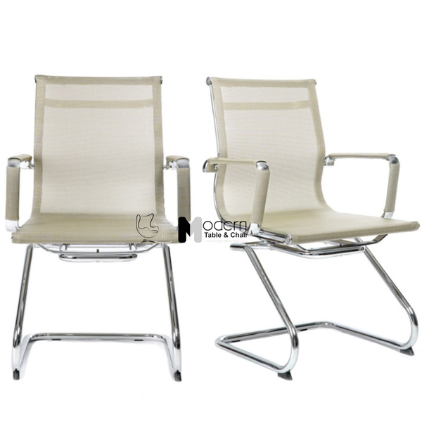 Ghế chân quỳ lưng lưới trung cho phòng họp CV4227-M