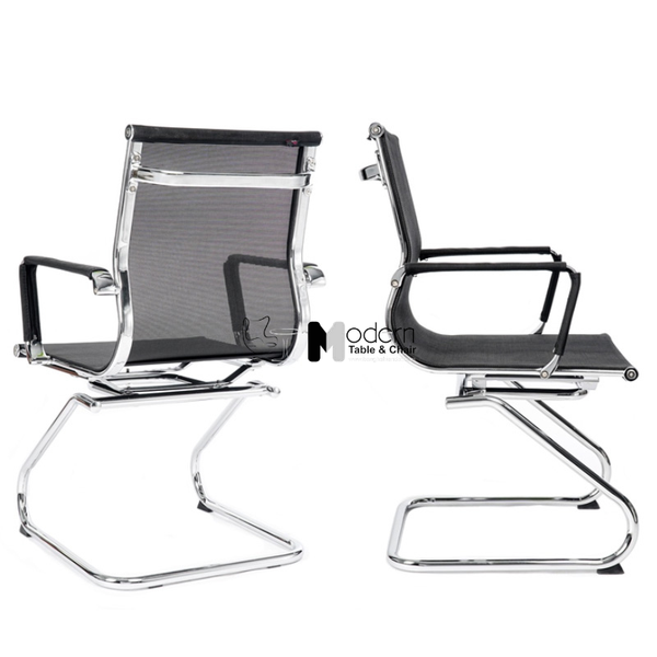 Ghế chân quỳ lưng lưới trung cho phòng họp CV4227-M