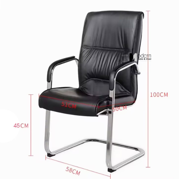 Ghế chân quỳ lưng trung nệm dày giá rẻ CV4605-P