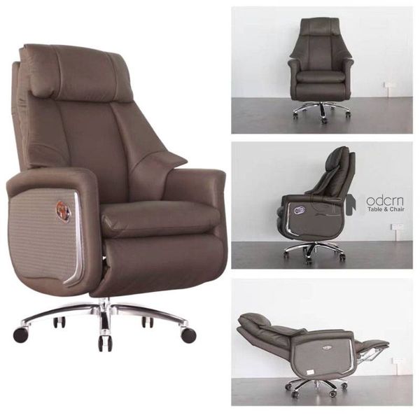 Ghế chủ tịch, sếp tổng da thật cao cấp CR4114-L