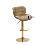 Ghế đảo bếp chân tăng giảm mạ chrome/ mạ vàng/ sơn đen/ xám nâu CB2303-P