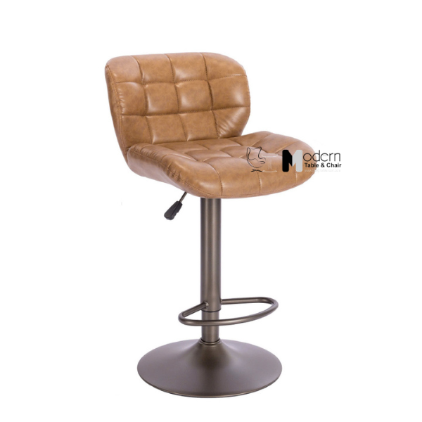 Ghế đảo bếp chân tăng giảm mạ chrome/ mạ vàng/ sơn đen/ xám nâu CB2303-P