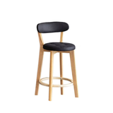 Ghế bar khung gỗ thân nệm có tựa lưng CB BEE-72W