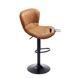 Ghế đảo bếp xoay chân đen CB2304A-P