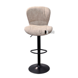 Ghế đảo bếp xoay chân đen CB2304A-P