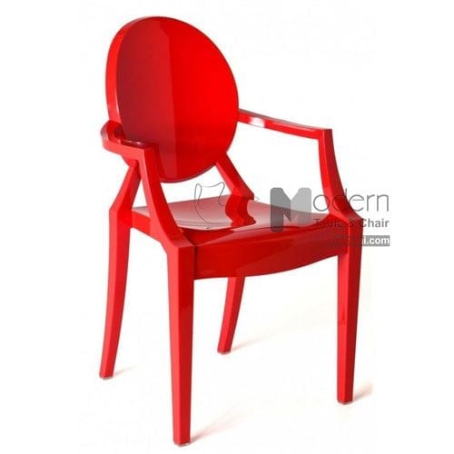 GHOST ARM | Ghế ăn ghế cafe - fastfood nhựa PC trong suốt nhập khẩu HCM