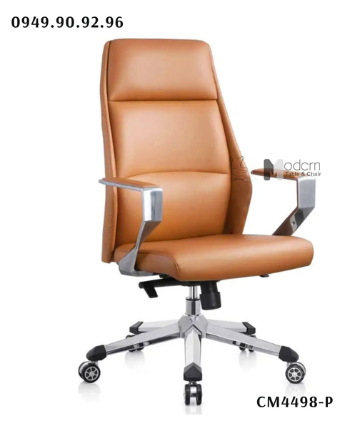 Ghế giám đốc hiện đại bọc nệm PVC CM4498-P
