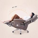 Ghế giám đốc hiện đại da thật nhập khẩu CR4115-L