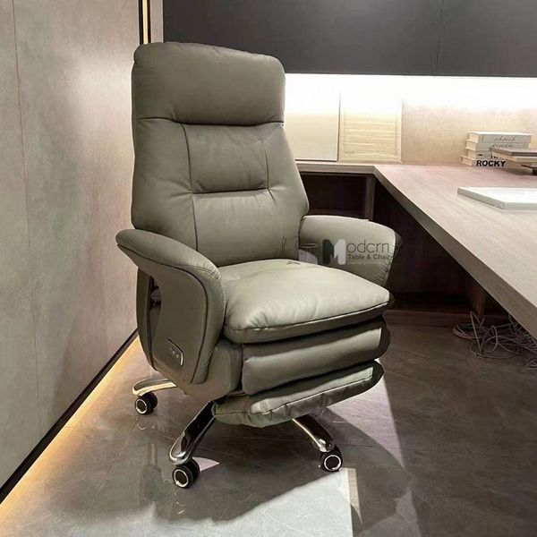 Ghế giám đốc hiện đại da thật nhập khẩu CR4115-L