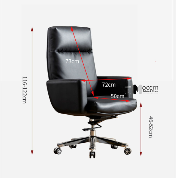 Ghế giám đốc hiện đại xoay nâng hạ ngả lưng 3 cấp độ CM4607-P