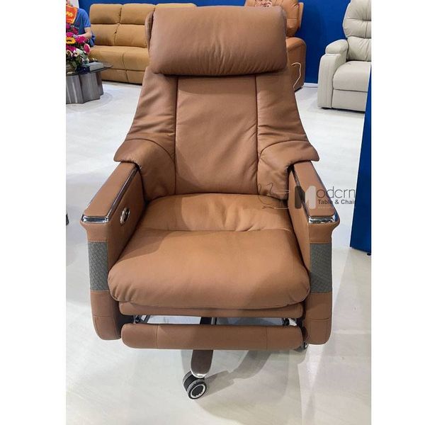 Ghế giám đốc xoay da thật nhập khẩu CR4113-L