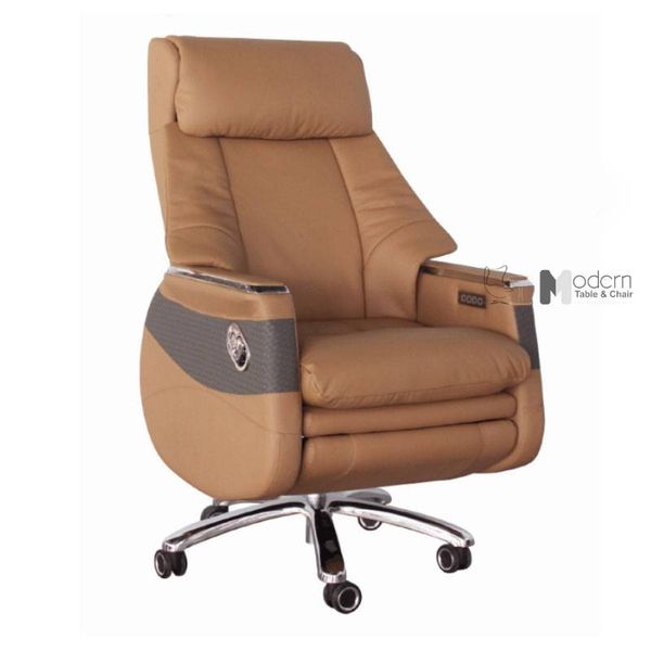 Ghế giám đốc xoay da thật nhập khẩu CR4113-L