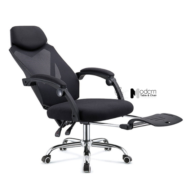 Ghế văn phòng lưng cao có tựa đầu gác chân ngả lưng CR4343-M