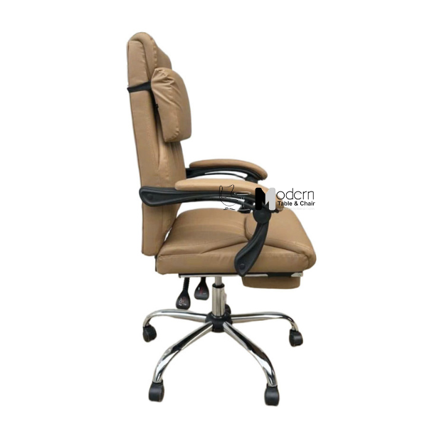 Ghế văn phòng bọc nệm ngả lưng có gác chân CR4119-P