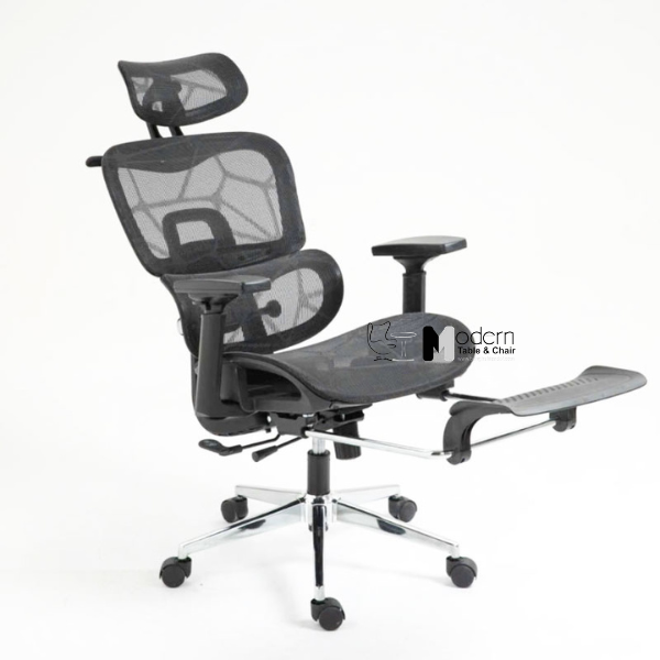 Ghế làm việc công thái học ngả lưng gác chân CR4332-M