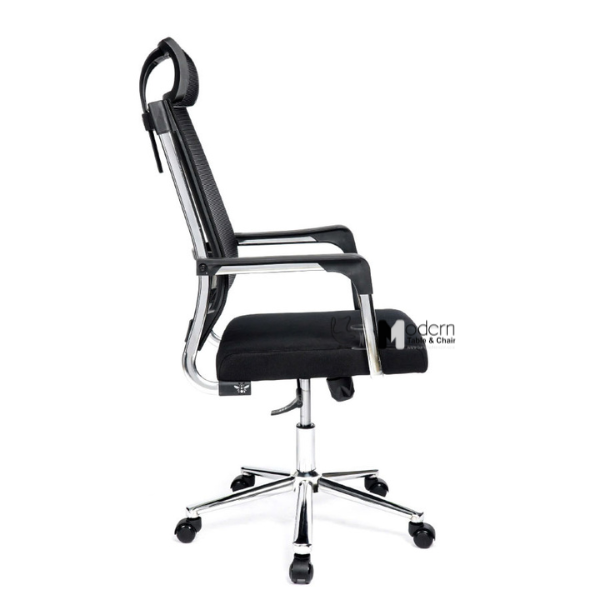 Ghế xoay làm việc lưng cao có tựa đầu CM4555-M