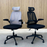 Ghế văn phòng lưng lưới tay điều chỉnh có tựa đầu CM4557-M