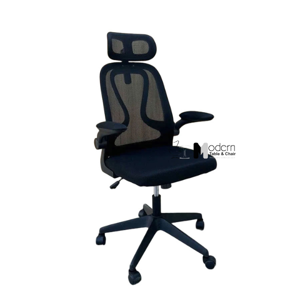 Ghế văn phòng lưng lưới tay điều chỉnh có tựa đầu CM4557-M