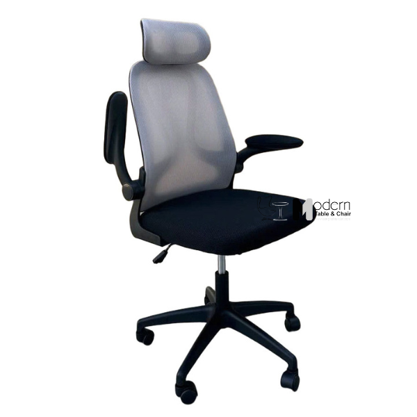 Ghế văn phòng lưng lưới tay điều chỉnh có tựa đầu CM4557-M