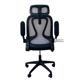 Ghế văn phòng lưng lưới tay điều chỉnh có tựa đầu CM4557-M