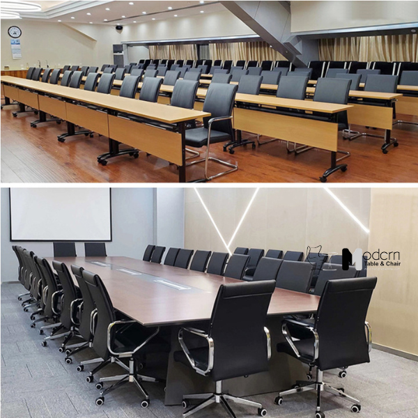 Ghế xoay nhân viên lưng trung nệm PVC gật gù CE4601-P