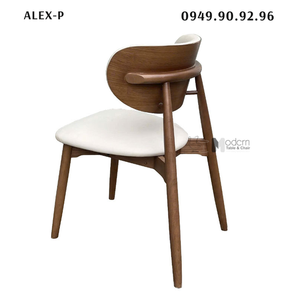 Ghế phòng ăn bằng gỗ có nệm ALEX-P