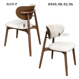 Ghế phòng ăn bằng gỗ có nệm ALEX-P
