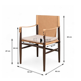 Ghế phòng ăn có tay da cao cấp RIO 4A-P