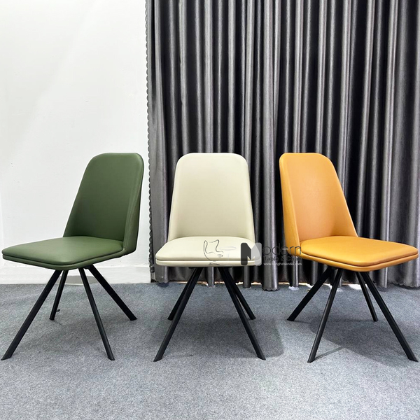 Ghế ăn pantry thân xoay bọc nệm CRAB 4A-P