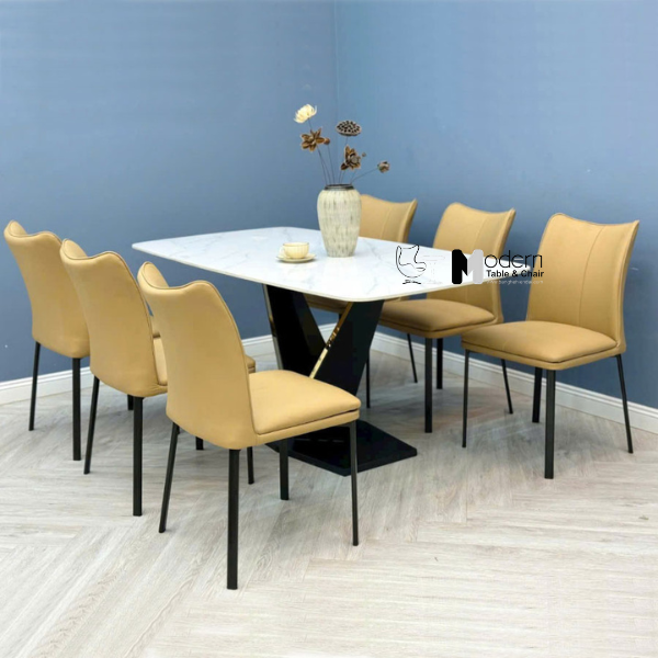 Ghế phòng ăn không tay nệm Simili giá rẻ LUX 44A-P