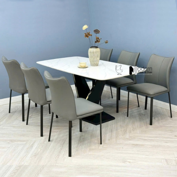 Ghế phòng ăn không tay nệm Simili giá rẻ LUX 44A-P