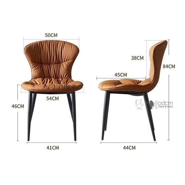 Ghế phòng ăn nệm PU chân sắt hiện đại ECO33A-P